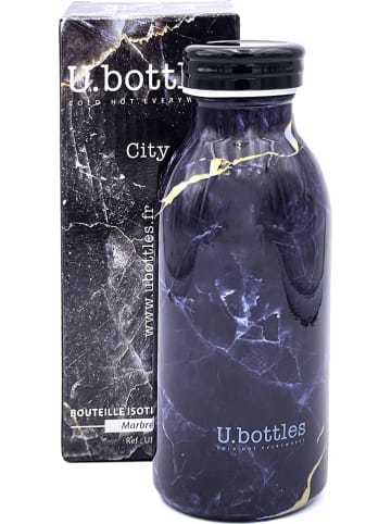 U.bottles Butelka termiczna w kolorze czarnym - 350 ml