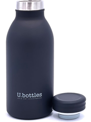 U.bottles Edelstahl-Isolierflasche in Schwarz - 350 ml