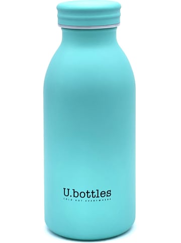U.bottles Edelstahl-Isolierflasche in Türkis - 350 ml