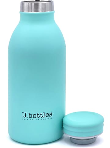U.bottles Edelstahl-Isolierflasche in Türkis - 350 ml