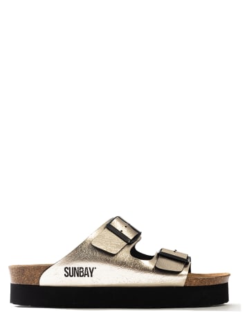 Sunbay Pantoletten "Edelweiss" in Gold