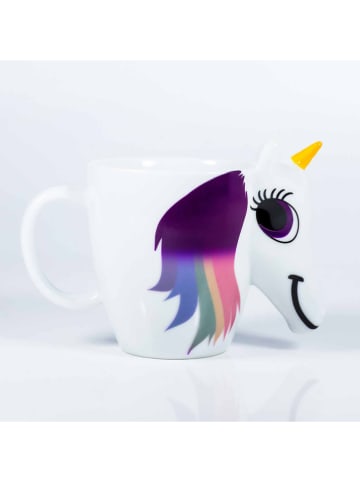 Thumbs Up Kop met kleurwisselfunctie "Unicorn" wit/meerkleurig - 300 ml