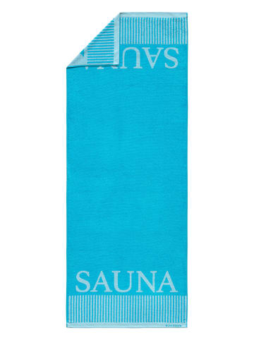 Schiesser Ręcznik "Rom" w kolorze turkusowym do sauny
