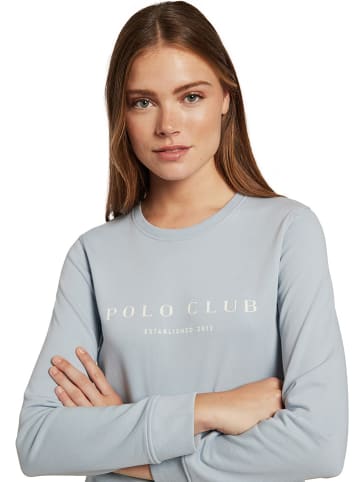 Polo Club Sweatshirt in Hellblau