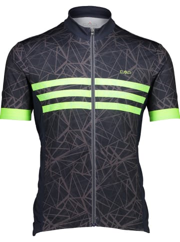 CMP Fietsshirt donkerblauw/groen