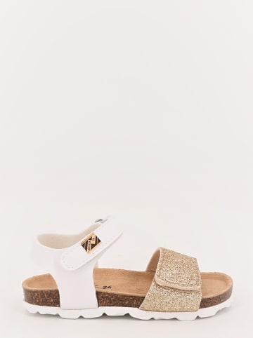 TREVIRGOLAZERO Sandalen in Weiß/ Gold