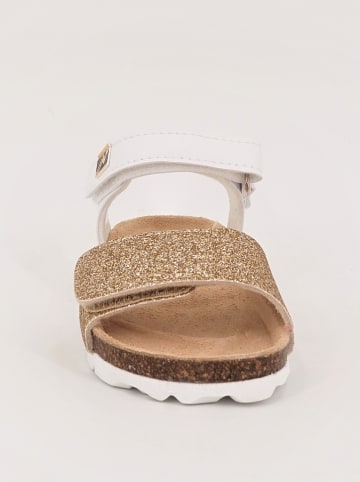 TREVIRGOLAZERO Sandalen in Weiß/ Gold