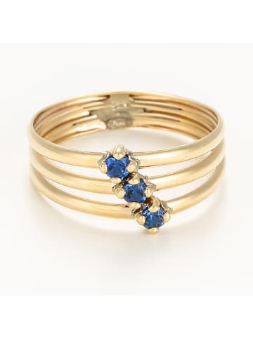 BY COLETTE Gouden ring "Abbie" met zirkonia's