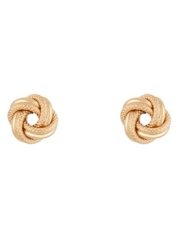 L instant d Or Gold-Ohrstecker "Noeud torsadé"