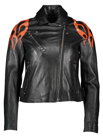 Buffalo Leren jas zwart