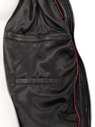 Capitano Lederjacke "James" in Schwarz