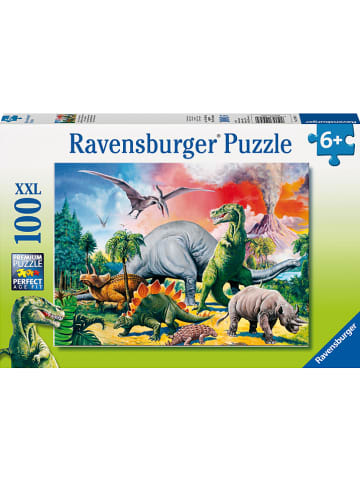 Ravensburger 100-częściowe puzzle "Among dinosaurs" - 6+