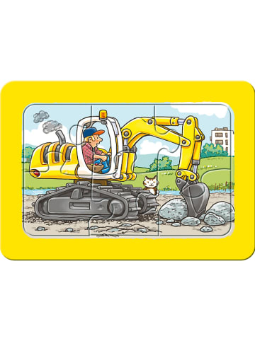 Ravensburger Puzzle (3x 6 szt.) "Excavator, tractor and tipper loader" - 2+