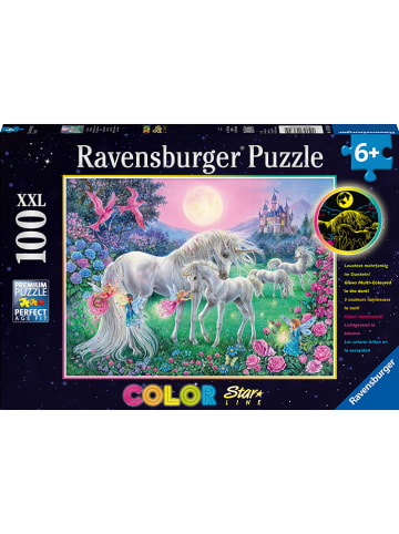 Ravensburger 100tlg. Puzzle "Einhörner im Mondschein" - ab 6 Jahren