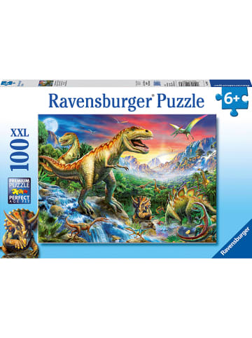 Ravensburger 100-częściowe puzzle "Among the dinosaurs" - 6+