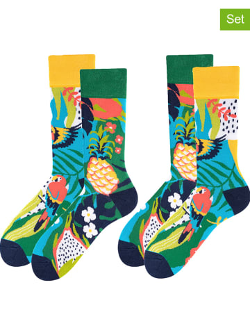 TODO SOCKS 2-delige set: sokken meerkleurig