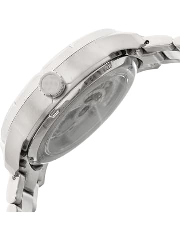 Heritor Automatikuhr "Ryder" in Silber/ Schwarz