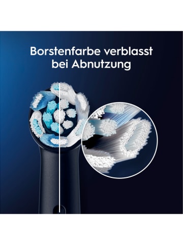 Oral-B 4er-Set: Ersatz-Bürstenköpfe "Oral-B iO" in Schwarz