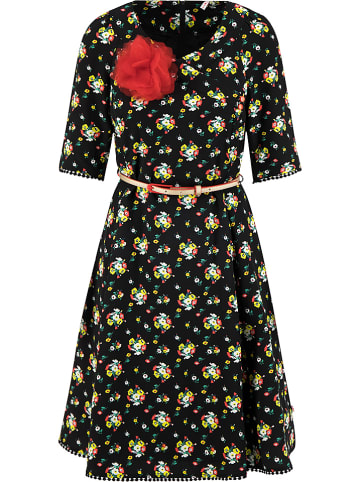 Blutsgeschwister Kleid "Rumbling rose" in Schwarz