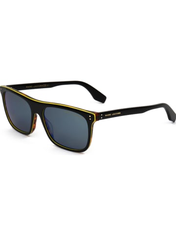 Marc Jacobs Herenzonnebril zwart-geel-bruin/blauw