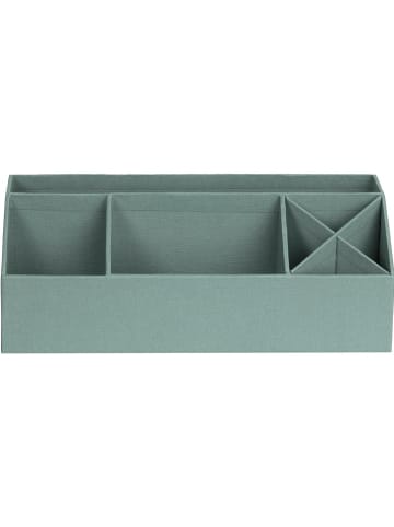 BigsoBox Organizer "Elisa" w kolorze zielonym - 33 x 12,5 x 12,5 cm