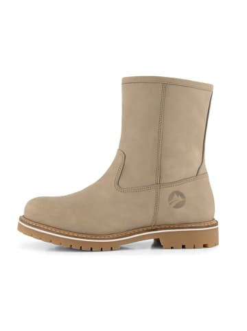 TRAVELIN' Leder-Boots "Aure" in Beige