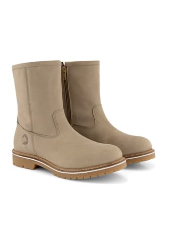 TRAVELIN' Leder-Boots "Aure" in Beige