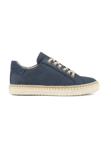 TRAVELIN' Leder-Sneakers "Caen" in Blau