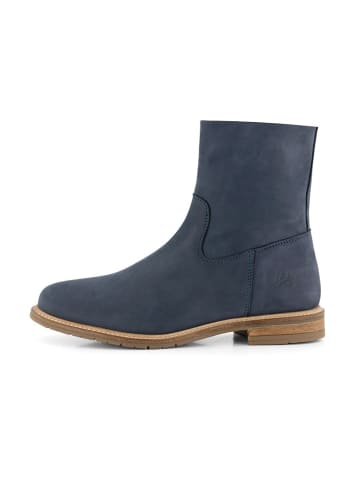 TRAVELIN' Leder-Boots "Lessay" in Blau