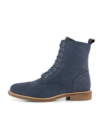 TRAVELIN' Leder-Boots "Montalivet" in Blau