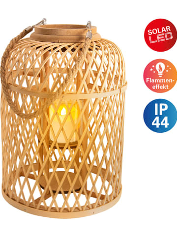 näve Solarna lampa LED w kolorze jasnobrązowym - wys. 38 cm