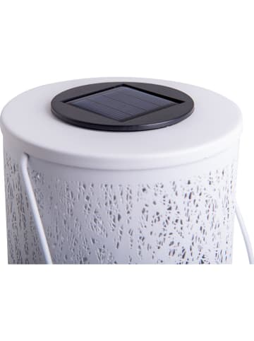 näve Decoratieve ledsolarlamp wit - (H)20 cm