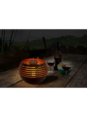 näve Dekoracyjna lampa solarna LED w kolorze czarnym - wys. 16 cm