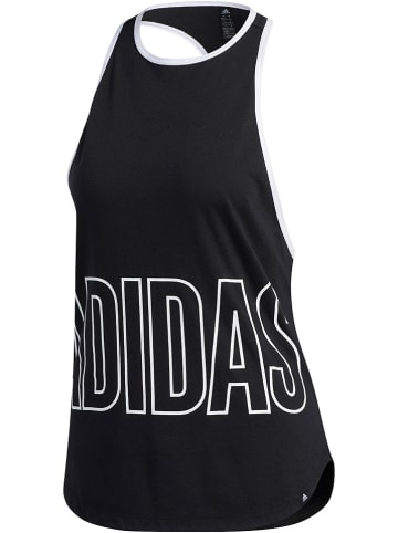 Adidas Top sportowy "Alpha" w kolorze czarnym