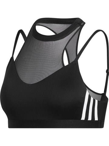 Adidas Biustonosz sportowy "Ultimate" w kolorze czarnym