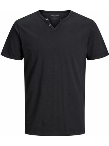 Jack & Jones Koszulka "Split" w kolorze czarnym