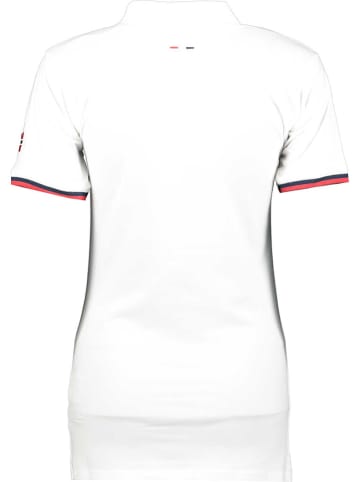 Geographical Norway Koszulka polo "Kerig" w kolorze białym
