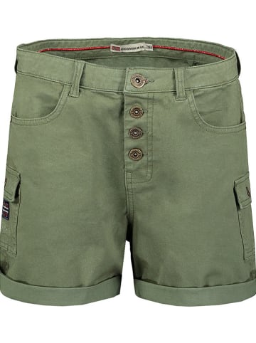 Geographical Norway Bermudy "Polla" w kolorze khaki
