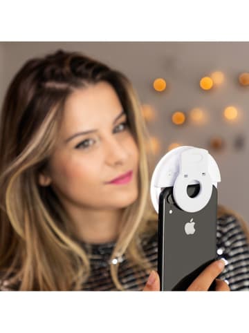 InnovaGoods Selfie-Ring-Leuchte - (B)8,2 x (H)8,2 x (T)2 cm
