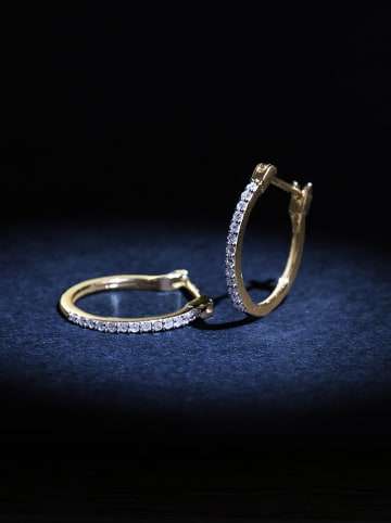 DIAMANTA Gold-Creolen "Créoles sublimes" mit Diamanten