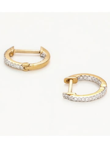 maison héritage PARIS Gouden creolen "Perfect créoles" met diamanten