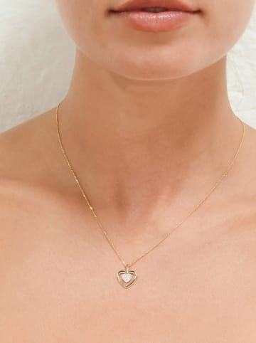 DIAMANTA Gouden hanger "Mini trilogy" met diamanten