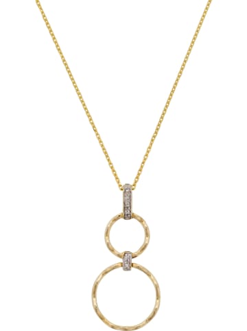maison héritage PARIS Gouden hanger "Gold circles" met diamanten