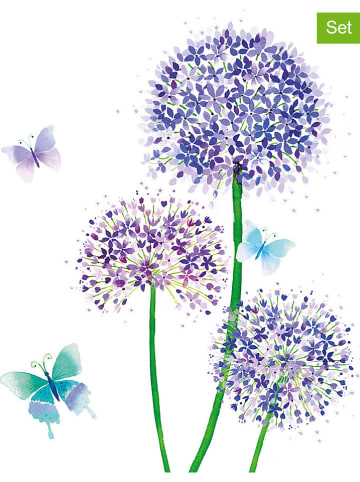 ppd 2er-Set: Servietten "Allium" in Lila - 2x 20 Stück