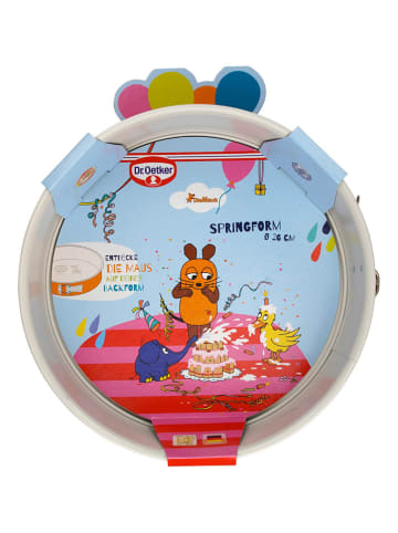 Dr. Oetker Springform "Maus" in Orange/ Weiß - Ø 26 cm