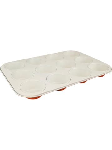 Dr. Oetker Muffinform "Maus" in Weiß/ Orange - (L)38,5 x (B)26,5 cm