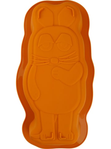 Dr. Oetker Silikonowa forma "Mouse" w kolorze pomarańczowym do pieczenia - 29,5 x 16 cm
