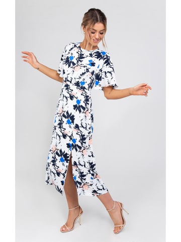 Zibi London Jurk wit/blauw/meerkleurig