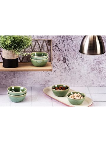 Björn Miski (6 szt.) "Magma" w kolorze zielonym do serwowania - Ø 9 cm