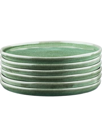 Björn 6er-Set: Dessertteller "Magma" in Grün - Ø 20 cm